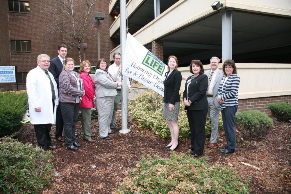 Gift of Life Flag Raising